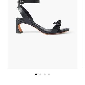 Alexandre Birman black bow NEW
Clarita bow-detail leather heel size 38.5 NWT NEW